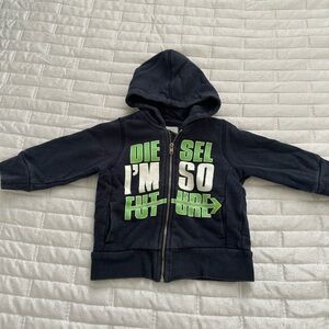 Diesel zipper down hoodie
